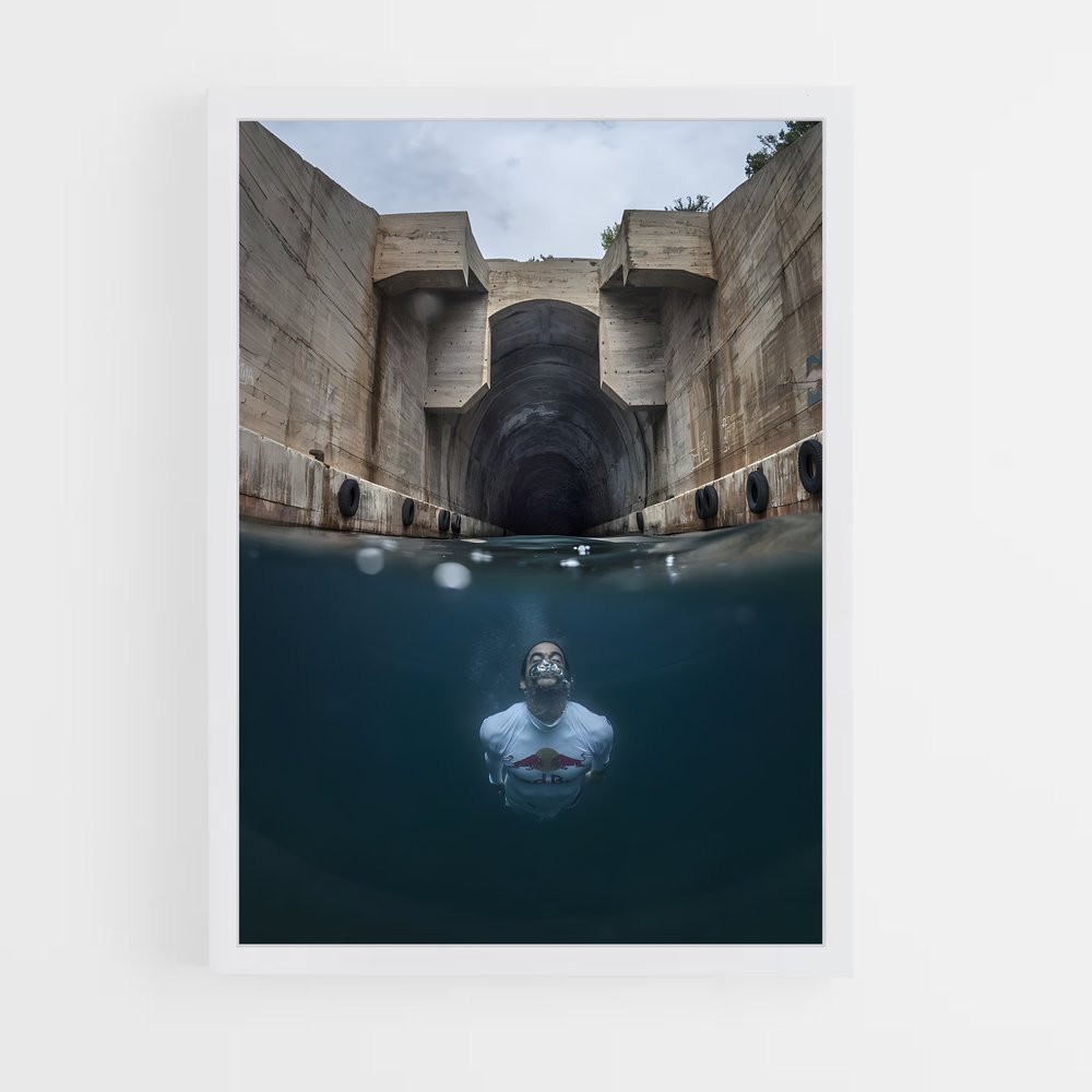 Poster Plongée Mystique – affiche Plongeon de falaise (vue 3)